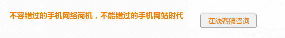 不容錯過的手機網絡商機，不能錯過的手機網站時代